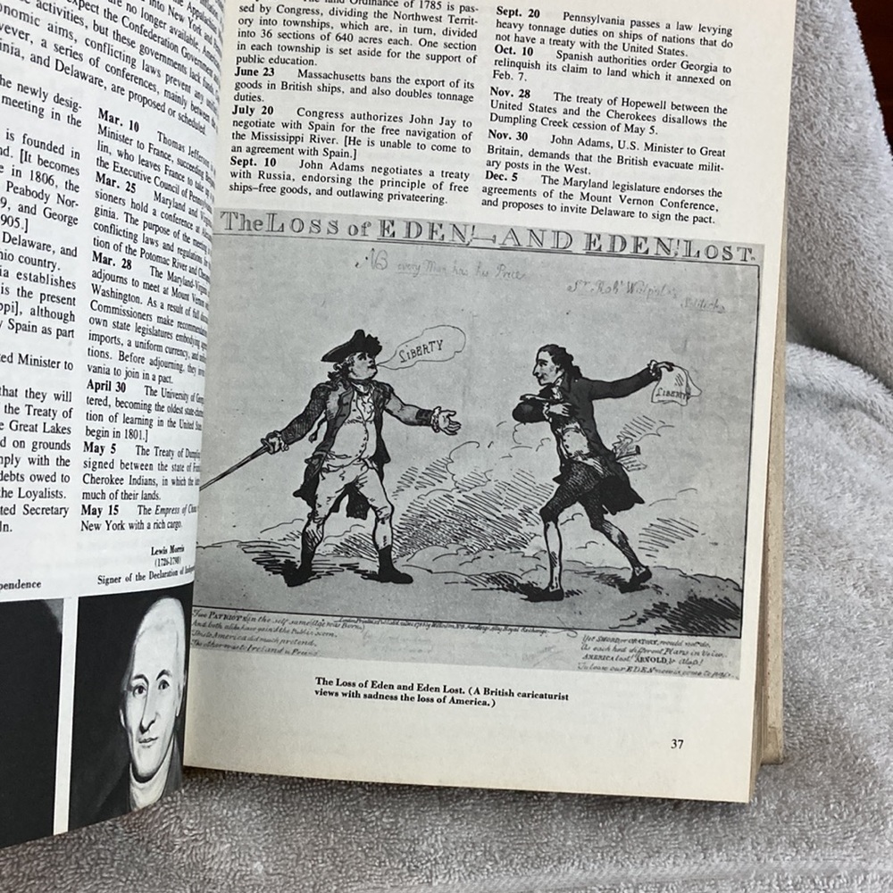 Americas 200 Years Hardback Book. 1776 to 1976. Gold Ribbed Pages. - Picture 3 of 6
